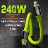 USB to Type C 240W Fast Charging Cable 6A Type C to Type C Fast Charging Mobile Phone PD Cord For iPhone Samsung Xiaomi Huawei