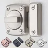 Universal Cabinet Door Privacy Latch Sliding Zinc Alloy Lock Furniture Door Bolts Security for Sliding Door Gate