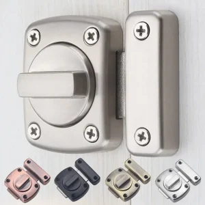 Universal Cabinet Door Privacy Latch Sliding Zinc Alloy Lock Furniture Door Bolts Security for Sliding Door Gate