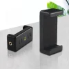 Universal mobile phone holder selfie stick tripod tripod single stand, suitable for mobile phone use, E-shaped clip with holes