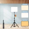 Video fill light 10.0 inch with adjustable tripod stand 43.31 inch stand, suitable for studio flash photography, makeup photogra