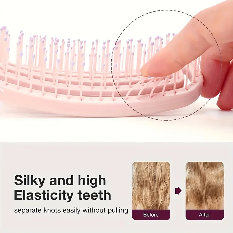 WANMEI Volumizing Detangling Hair Massage comb Hair Massage Comb with Hollowed-Out Design hair styling tools for real hair wigs - Image 5