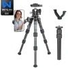 WEYLLAN Carbon Fiber Camera Tripod 360°Ball Head Lightweight Tabletop Tripod GX2 Travel Tripod V Yoke Bracket For DSLR Camera