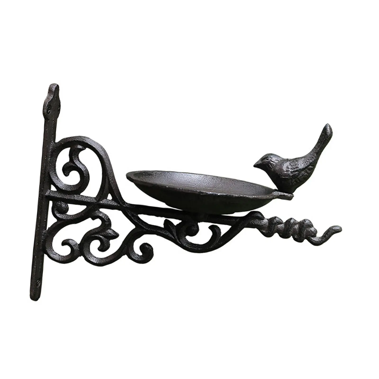 Wall Mounted Bird Bath Retro Design Garden Ornament for Patio Lawn Outdoor Wall Mounted Bird Bath Retro Design Garden Ornament for Patio Lawn Outdoor