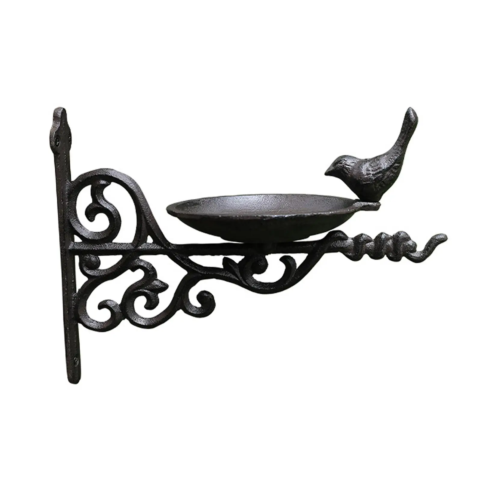 Wall Mounted Bird Bath Retro Design Garden Ornament for Patio Lawn Outdoor Wall Mounted Bird Bath Retro Design Garden Ornament for Patio Lawn Outdoor