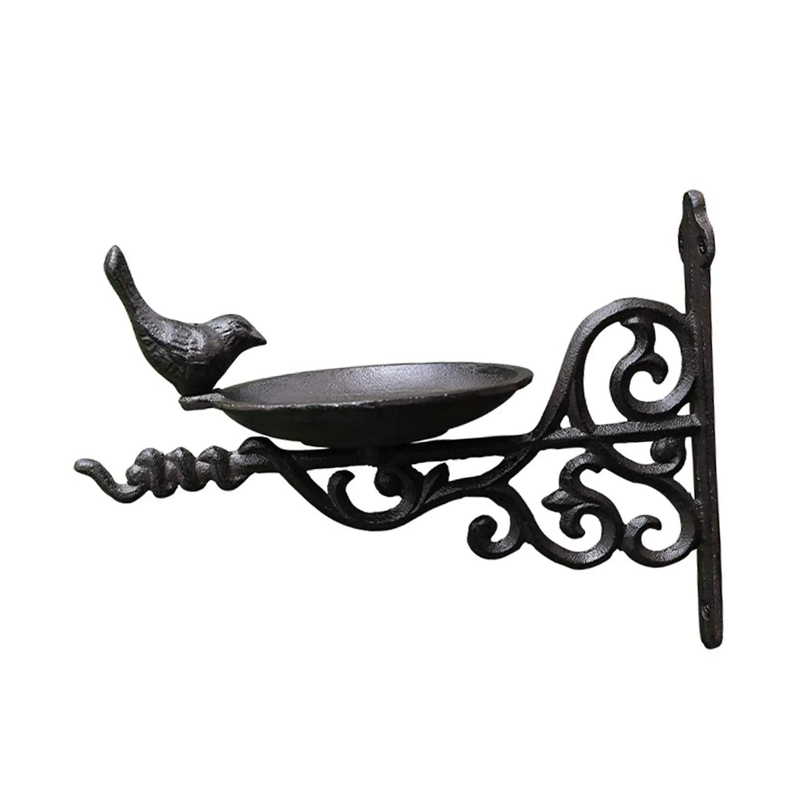 Wall Mounted Bird Bath Retro Design Garden Ornament for Patio Lawn Outdoor Wall Mounted Bird Bath Retro Design Garden Ornament for Patio Lawn Outdoor