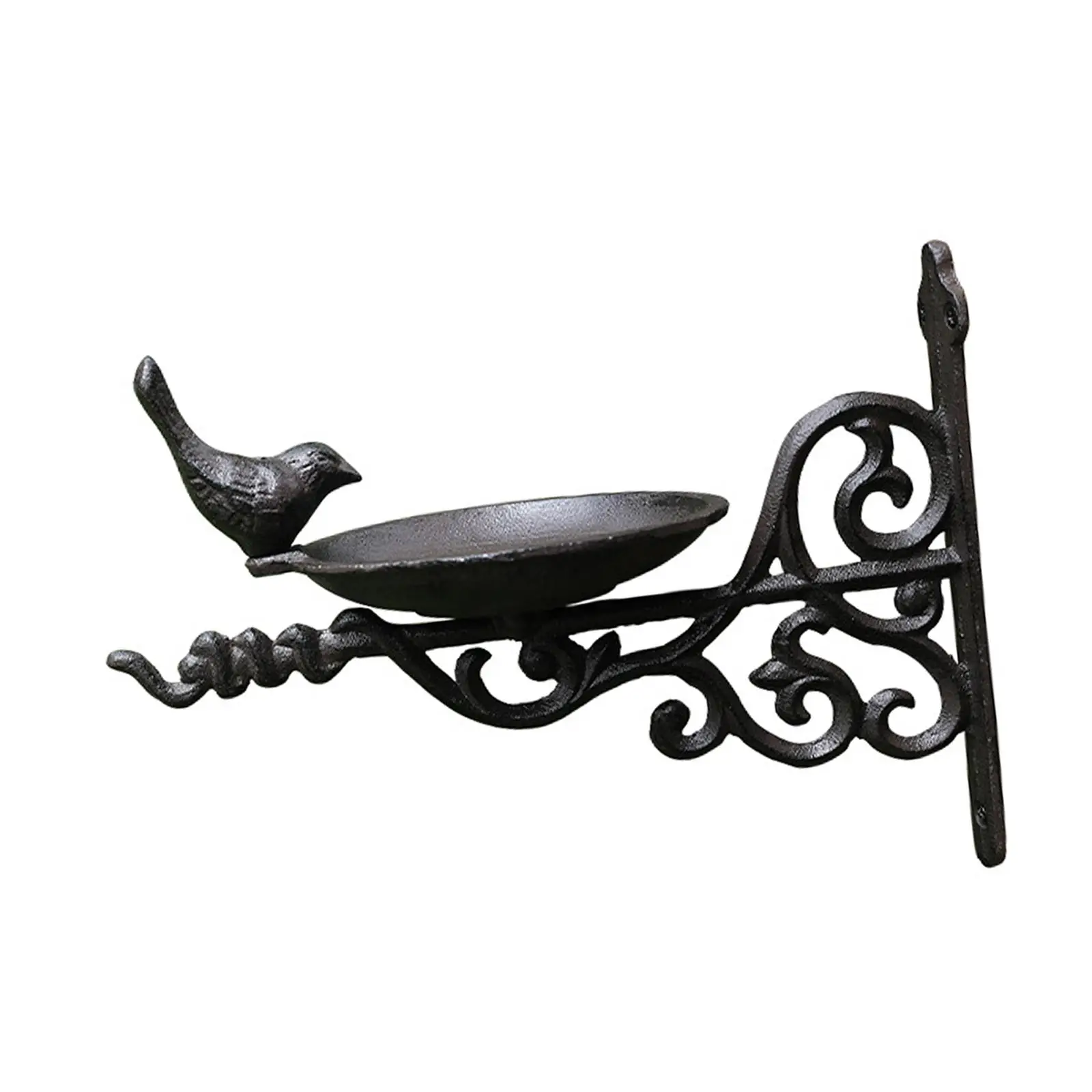 Wall Mounted Bird Bath Retro Design Garden Ornament for Patio Lawn Outdoor Wall Mounted Bird Bath Retro Design Garden Ornament for Patio Lawn Outdoor