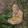 Waterproof Tree-Mounted Outdoor Sculpture Wild Bird Feeder Garden Decoration Yard Art Statue Unique Backyard & Garden Art Decor
