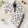 Winter 0-3 Years Old Infant Baby Girls Floral Print Long Sleeved Sweatshirt Set