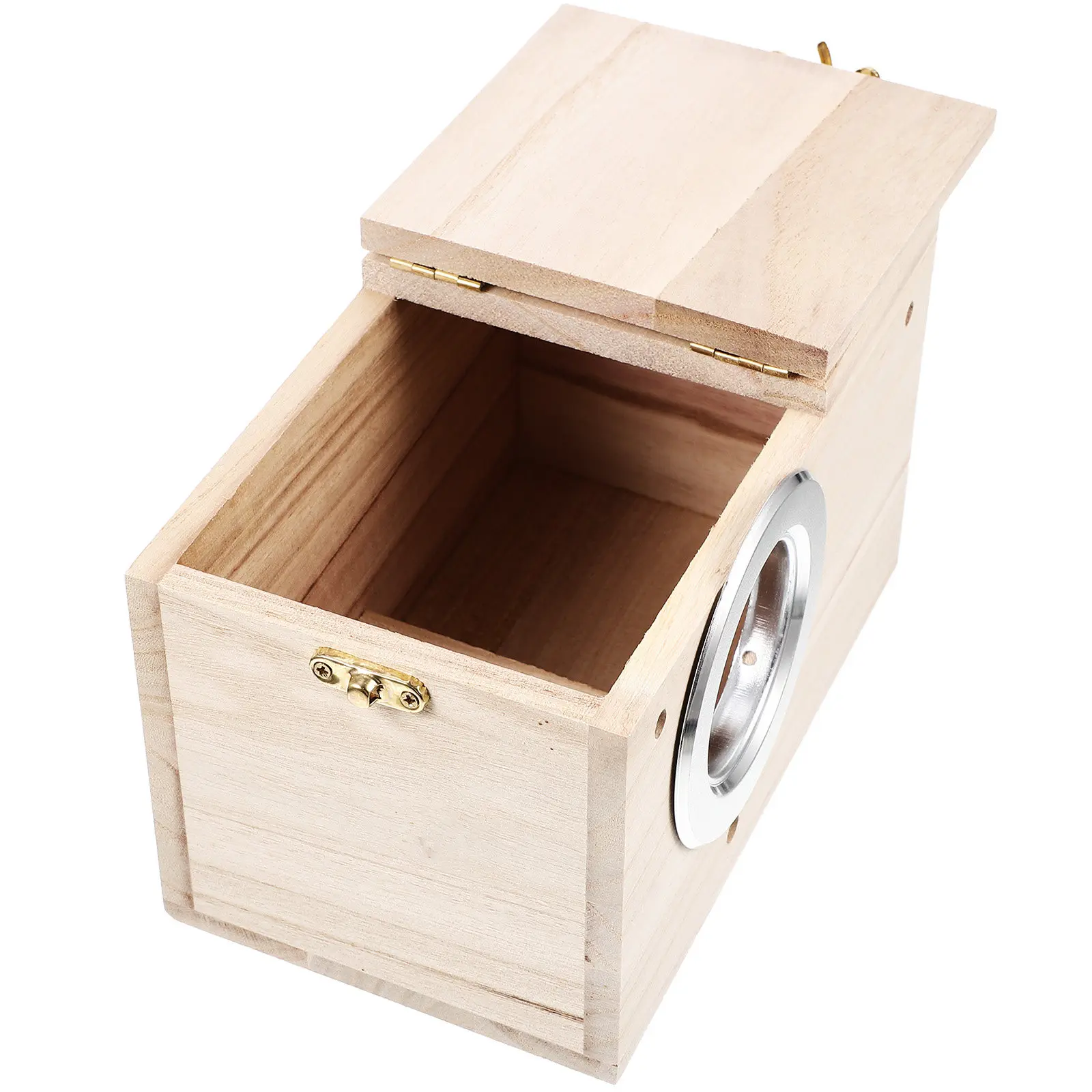 Wooden Parrot Breeding Box Nesting Box for Parakeet Cockatiel Lovebird Australian Parrot Bird Nest Garden Balcony Mountable - Image 2