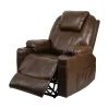 YITAHOME Power Lift Recliner Chair - Massage & Heat, Heavy Duty Safety Mechanism, Faux Leather, for Elderly Comfort