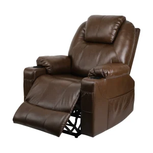YITAHOME Power Lift Recliner Chair - Massage & Heat, Heavy Duty Safety Mechanism, Faux Leather, for Elderly Comfort