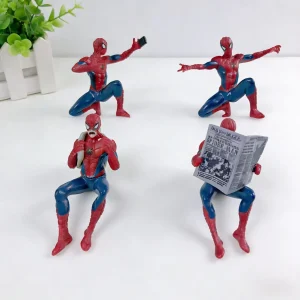 e HOT Hasbro Marvel Spider Man Superhero Spiderman 7-9cm Action Figure Spider-Man Anime Collection Mini Toys Model Children Gift