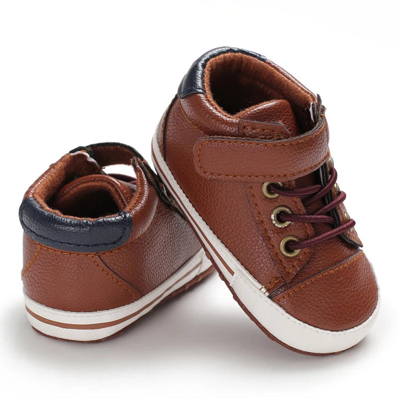 0-1 Year Old Baby Sneakers Classic Brown Casual Baby Boy Girl Shoes Anti-slip Soft First Walkers Infant Baby Unisex Shoes - Image 3