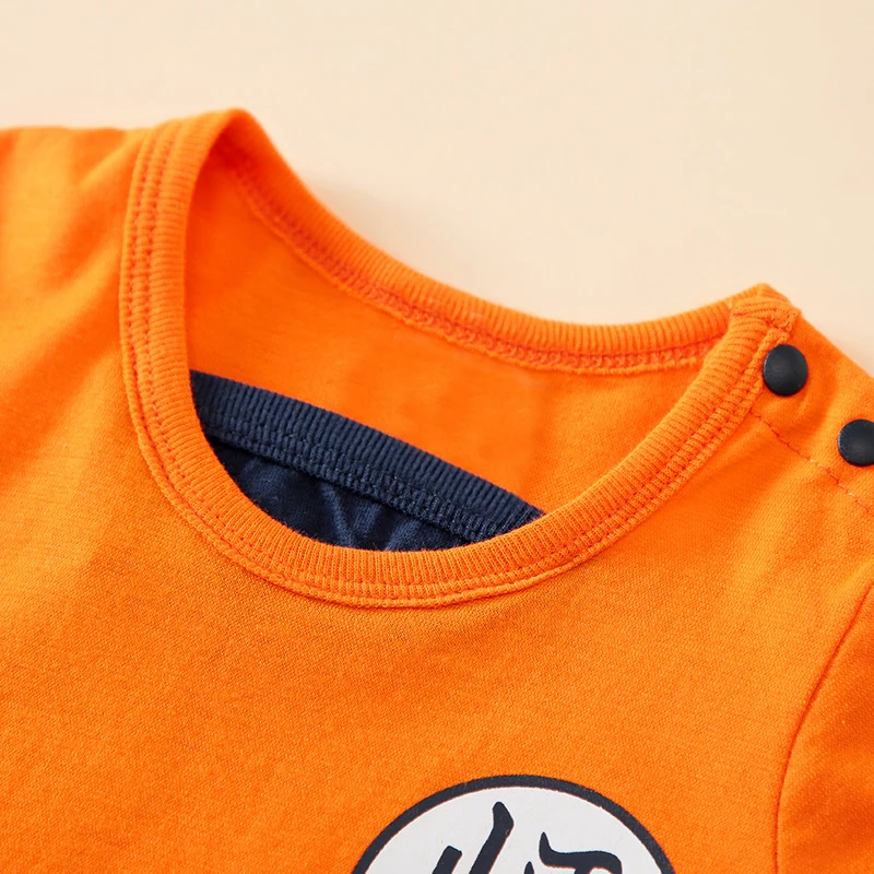 0-18 Baby Jumpsuit Anime Style Handsome Role-Playing Cotton Comfortable And Soft Summer Round Neck Short Sleeved Newborn Clothes - Image 3
