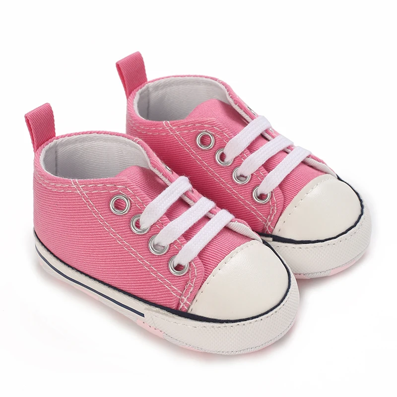 0-18 months Pink Baby Shoes Princess Fashion Sneakers Infant Toddler Soft sole Anti Slip First Walkers baby Christening Shoes - Image 2