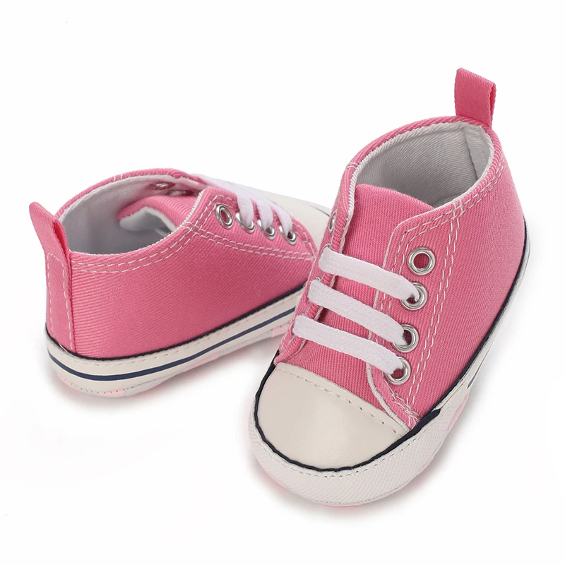 0-18 months Pink Baby Shoes Princess Fashion Sneakers Infant Toddler Soft sole Anti Slip First Walkers baby Christening Shoes - Image 4