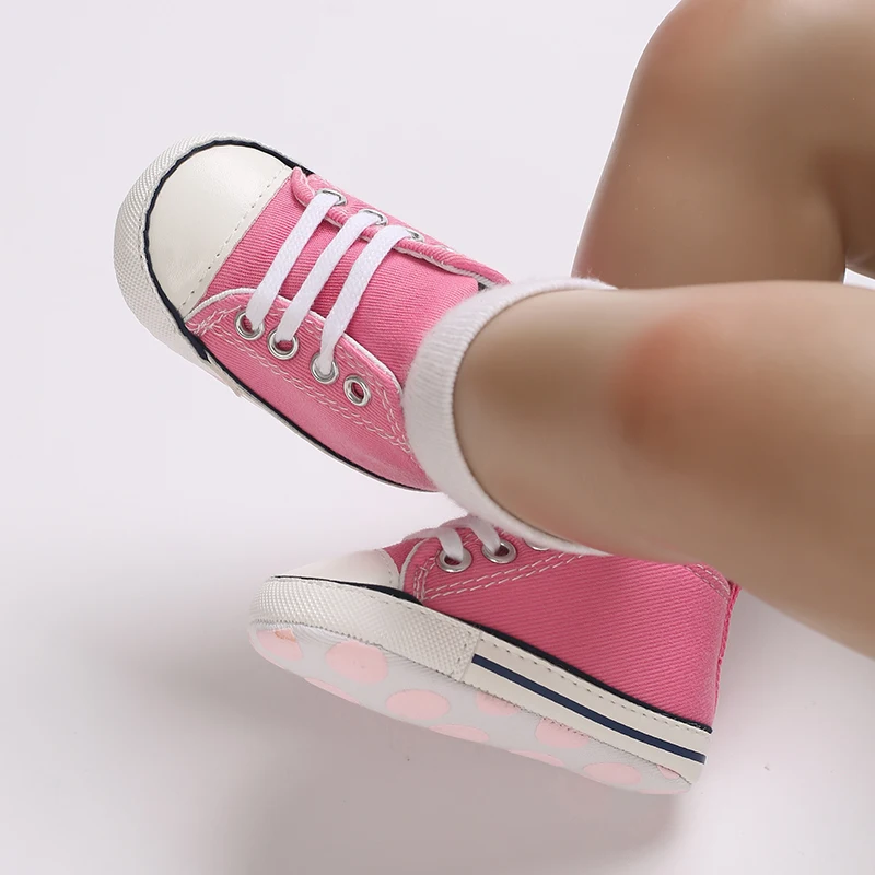 0-18 months Pink Baby Shoes Princess Fashion Sneakers Infant Toddler Soft sole Anti Slip First Walkers baby Christening Shoes - Image 6