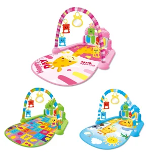 0-36 Months Baby Fitness Stand Music Play Gym Activity Toys Newborn Piano Crawling Blanket Pedal Game Pad Early Education Gifts