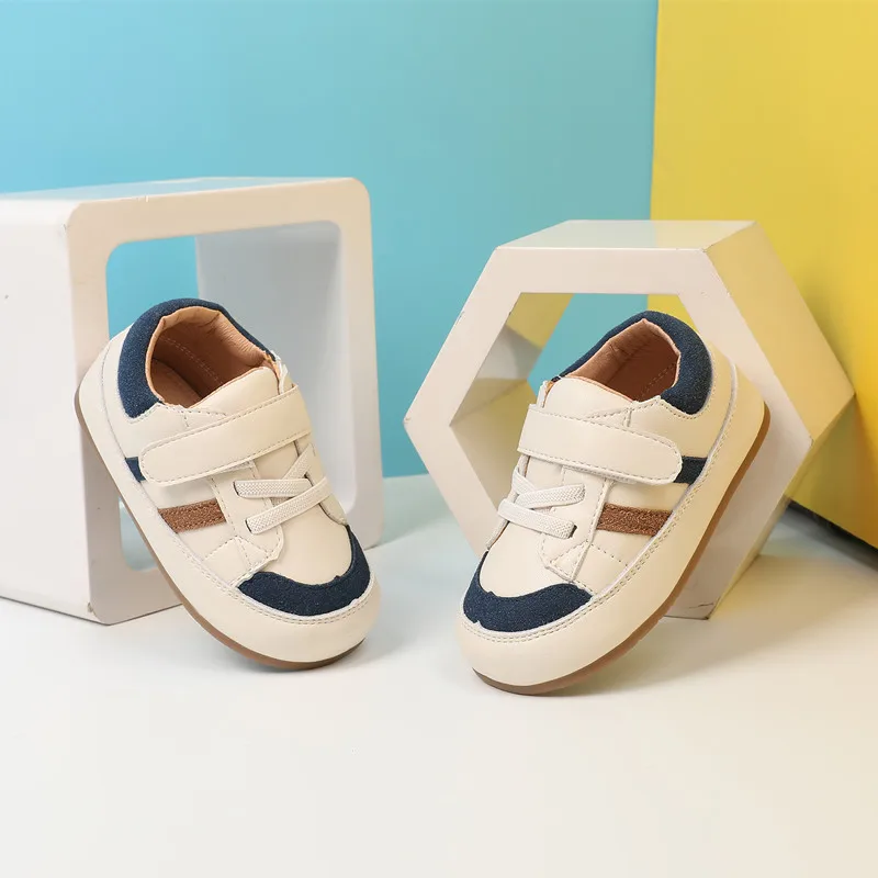 0-5 Years New Baby Shoes For Boy Leather Toddler Barefoot Shoes Soft Sole Outdoor Kids Tennis Fashion Little Girls Sneakers - Image 2