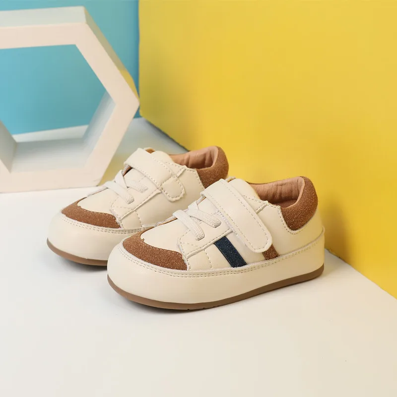 0-5 Years New Baby Shoes For Boy Leather Toddler Barefoot Shoes Soft Sole Outdoor Kids Tennis Fashion Little Girls Sneakers - Image 3