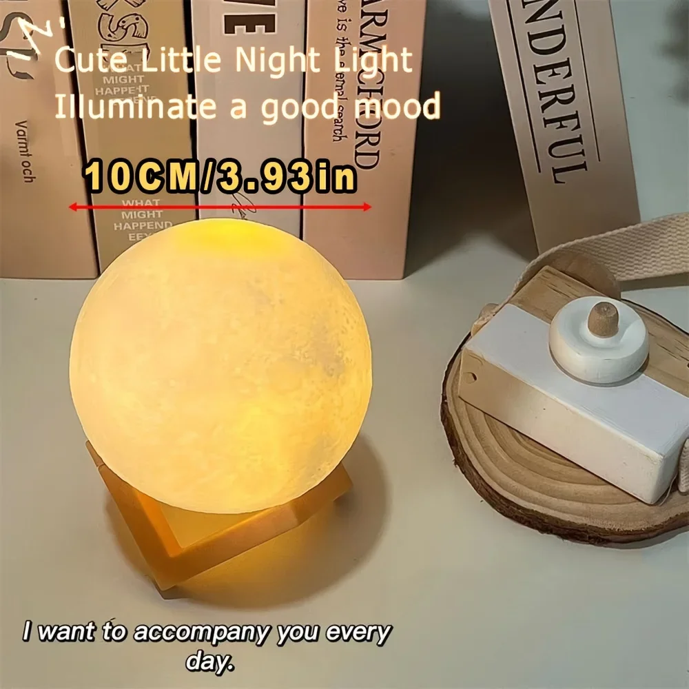 1 LED Moon Light Galaxy Night Light, DIY Moon Night Light for Girls Boys Kids, Women Birthday Gift, Bedroom Decoration - Image 3