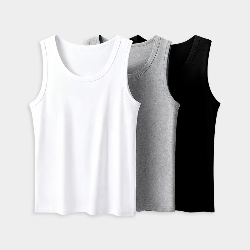 1-Piece Men's Short-Sleeved Plain-Color Summer Sports t-Shirt For Young People Comfortable For Home Use Multi-Functional - Image 2