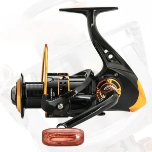 1000~7000 Series 5.2:1 Gear Ratio 11.79KG Max Drag Aluminum Alloy Metal Spool Spinning Fishing Reel for Freshwater and Saltwater