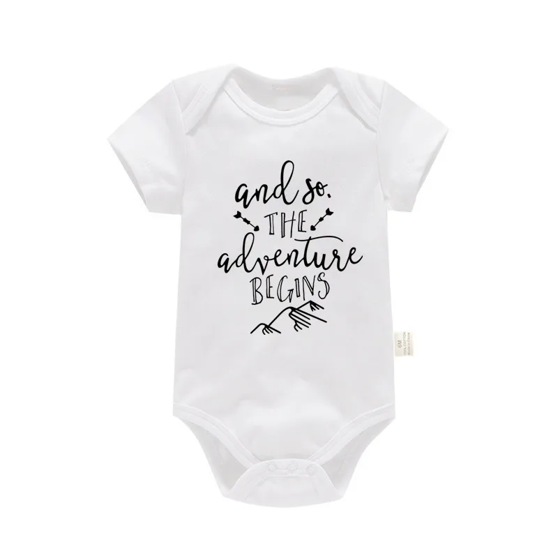 100%Cotton Baby Boys Girls Romper Short Sleeve Funny Letter Print I Love Mom Dad Jumpsuit Infant Newborn Costume Clothes - Image 6