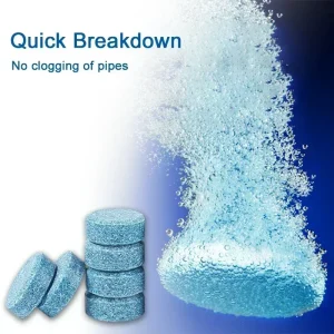 100pcs Glass Cleaner Practical Clean Effervescent Tablets Home Furnishing Car Use Strong Cleaning Solid Bath Of Glass