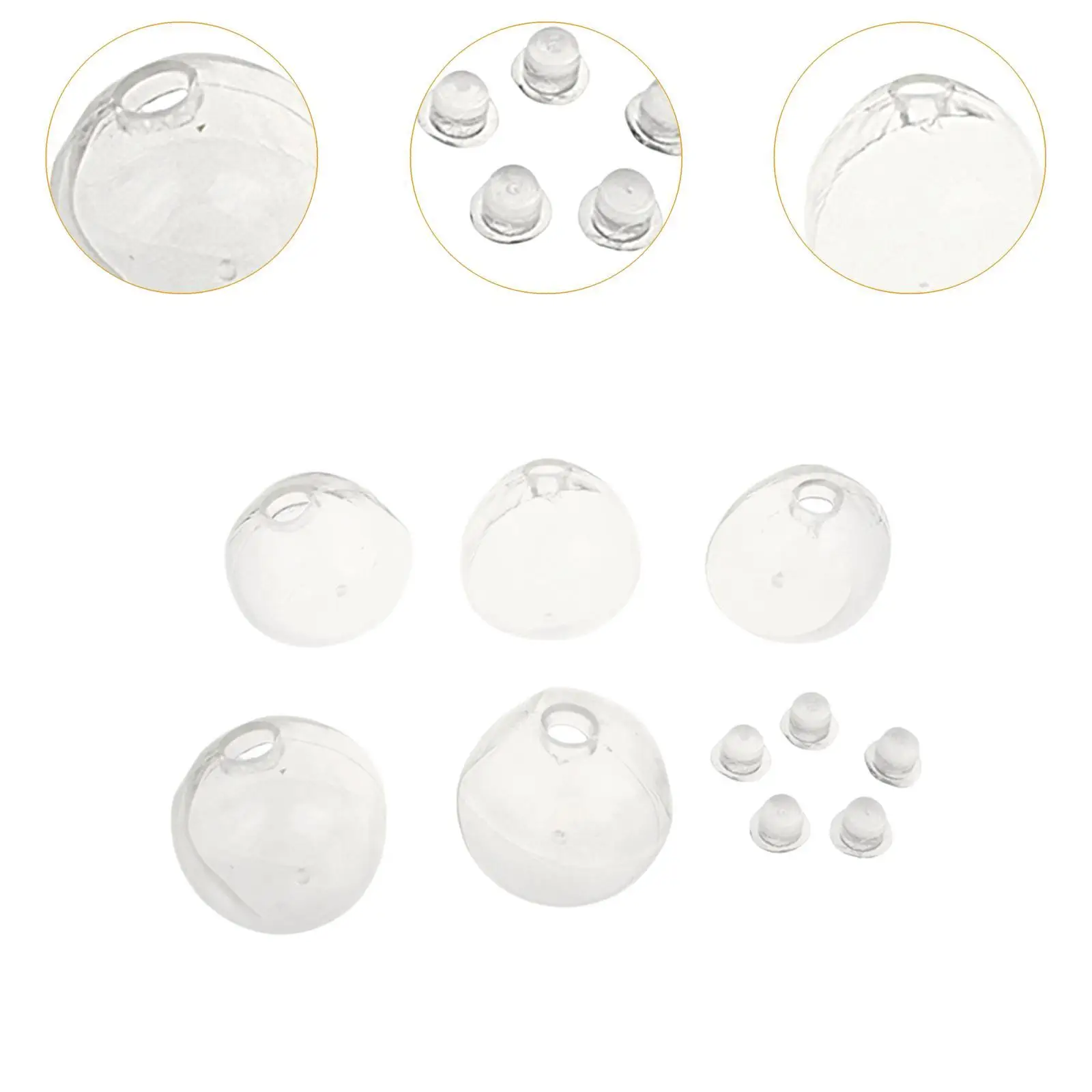 10x Blank Noisy Ball DIY Kit Press Ball Skin for Children Adults Boys Girls Empty Press Ball Skin Containers with Lids2026 - Image 5