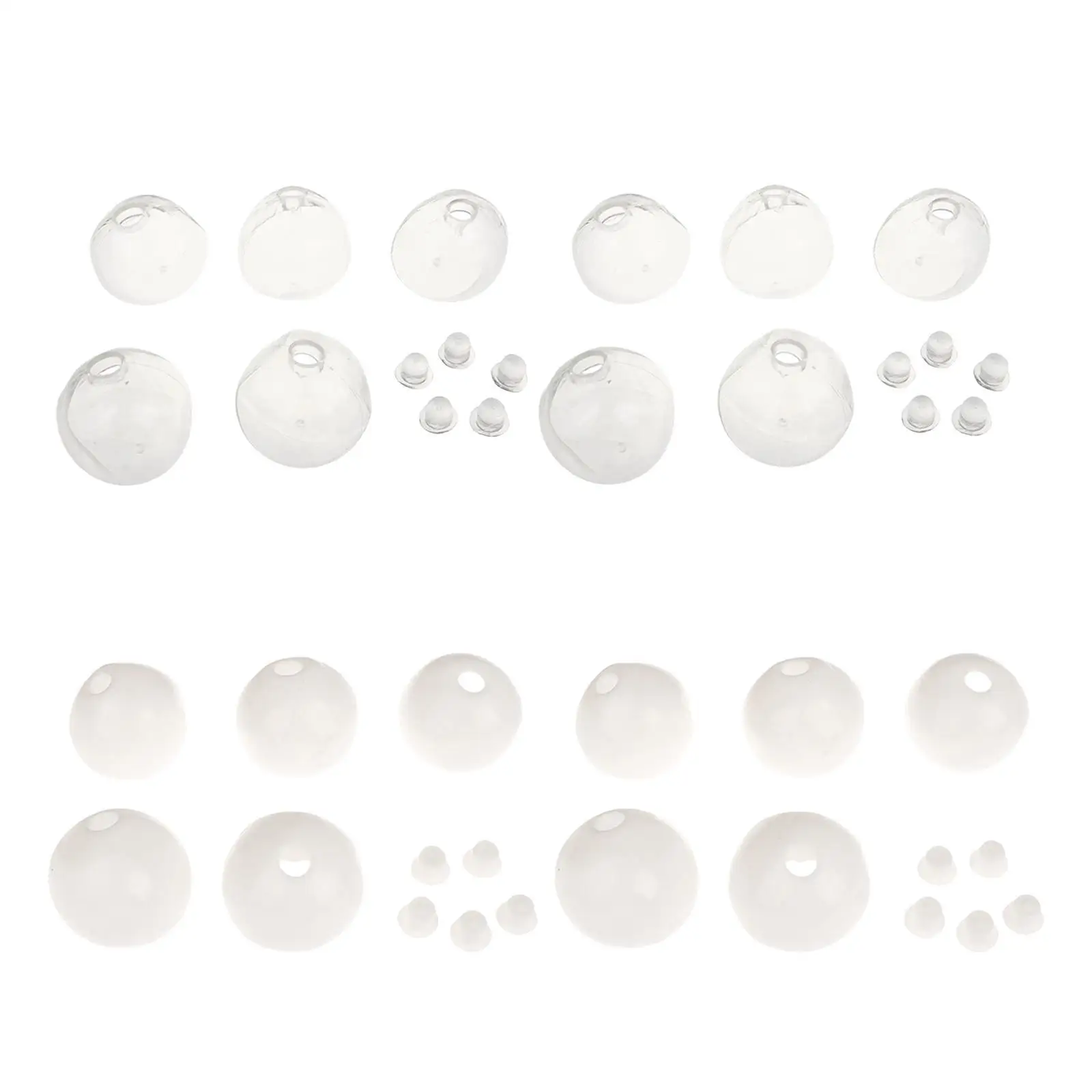 10x Blank Noisy Ball DIY Kit Press Ball Skin for Children Adults Boys Girls