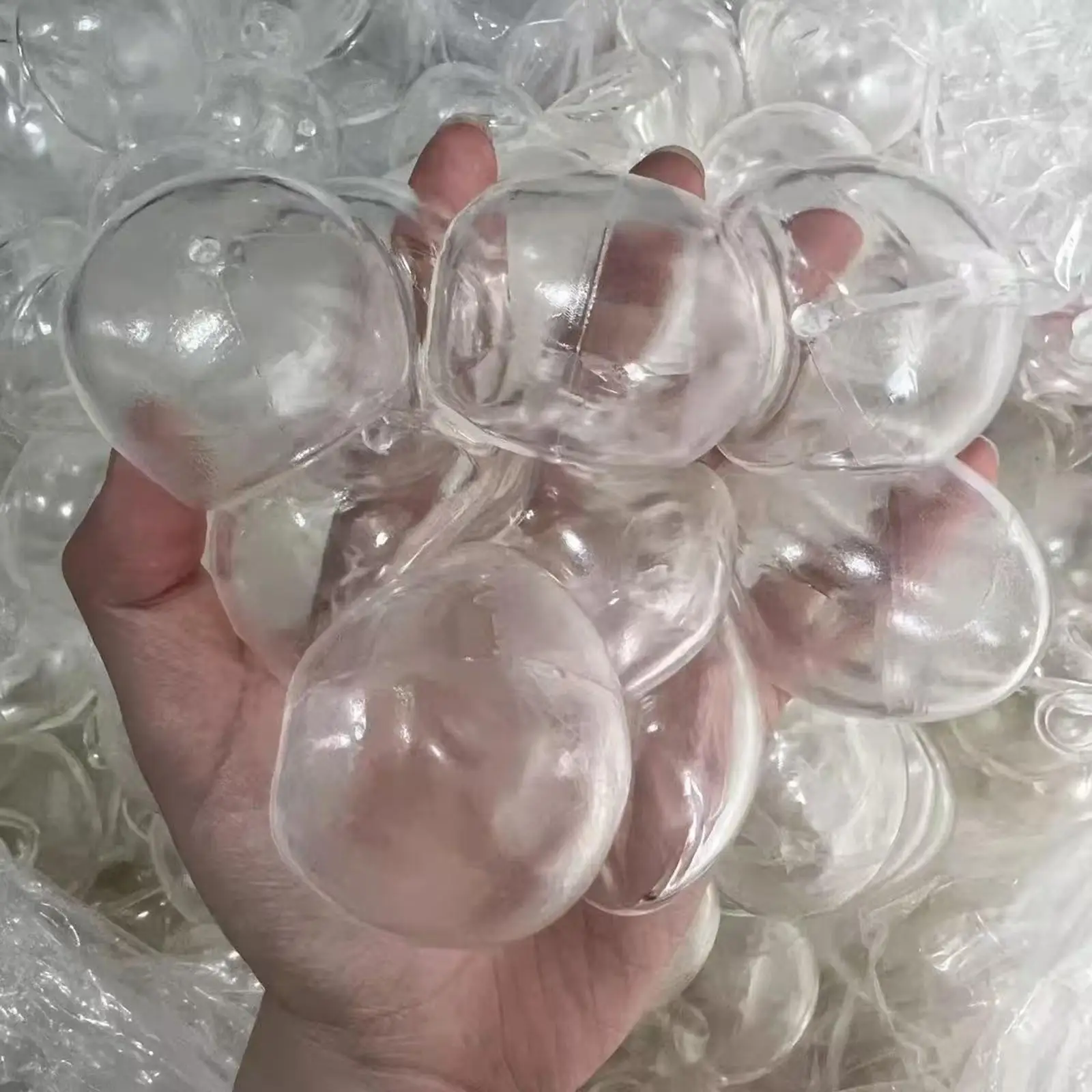 10x Blank Noisy Ball DIY Kit Press Ball Skin for Children Adults Boys Girls Empty Press Ball Skin Containers with Lids2026 - Image 4