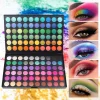 120 Colors Glitter Eyeshadow Palette Matte shimmer Waterproof Long Lasting Pressed Powder Cosmetics Kit Fashion Gift for Women