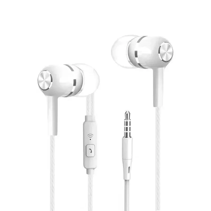 1/2/3/4pcs Universal 3.5mm Wired Headphones Sport Earbuds with Bass Phone Earphones Stereo Headset with Mic volume control - Image 2