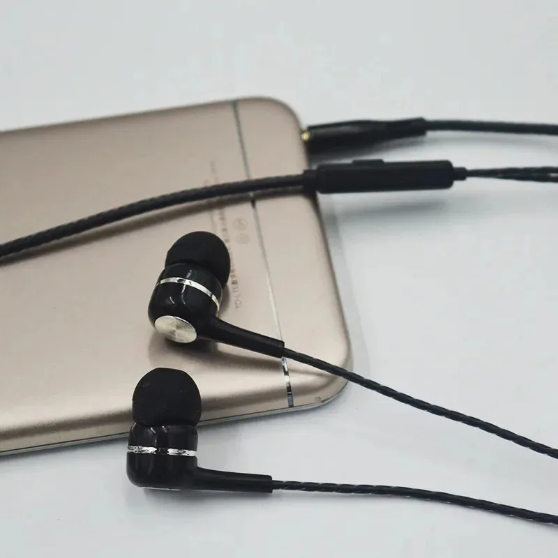 1/2/3/4pcs Universal 3.5mm Wired Headphones Sport Earbuds with Bass Phone Earphones Stereo Headset with Mic volume control - Image 6