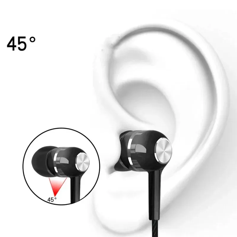 1/2/3/4pcs Universal 3.5mm Wired Headphones Sport Earbuds with Bass Phone Earphones Stereo Headset with Mic volume control - Image 3
