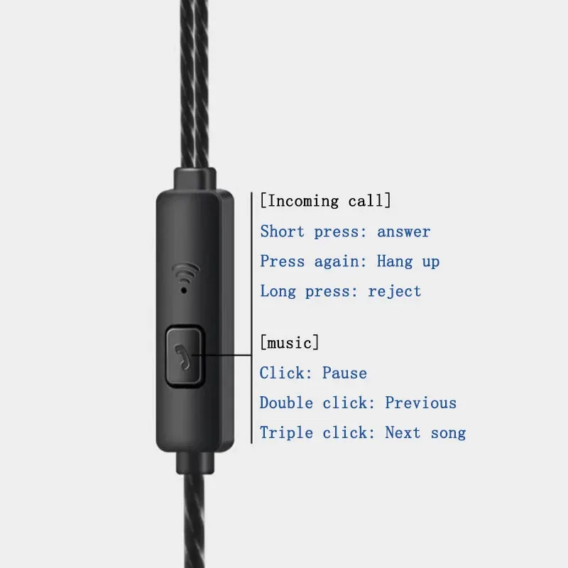 1/2/3/4pcs Universal 3.5mm Wired Headphones Sport Earbuds with Bass Phone Earphones Stereo Headset with Mic volume control - Image 4