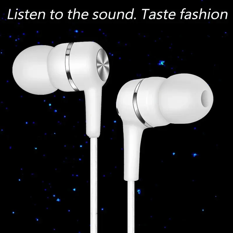 1/2/3/4pcs Universal 3.5mm Wired Headphones Sport Earbuds with Bass Phone Earphones Stereo Headset with Mic volume control - Image 5