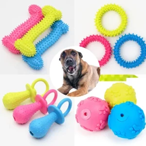 1/2/4pcs Dog Toys For Small Dogs Indestructible Dog Toy Teeth Cleaning Chew Training Toys Pet Supplies