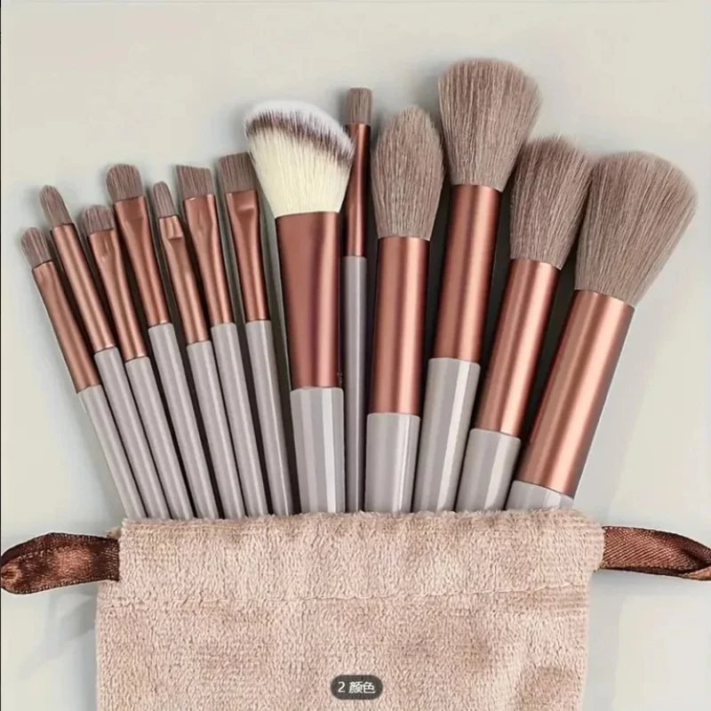 13Pcs/set Makeup Brush Set Soft Fluffy Professiona Concealer Cosmetic Powder Eyeshadow Blending Make Up Brush Beauty Tool Makeup