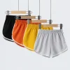 1/4 Piece Children's Solid Color Joker Small Hot Pants Boys And Girls Sports Casual Shorts Comfortable Elastic Waist Beach Pants