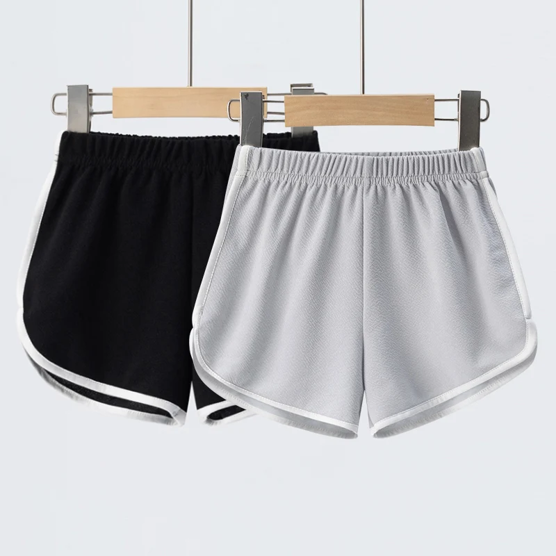 1/4 Piece Children's Solid Color Joker Small Hot Pants Boys And Girls Sports Casual Shorts Comfortable Elastic Waist Beach Pants - Image 3