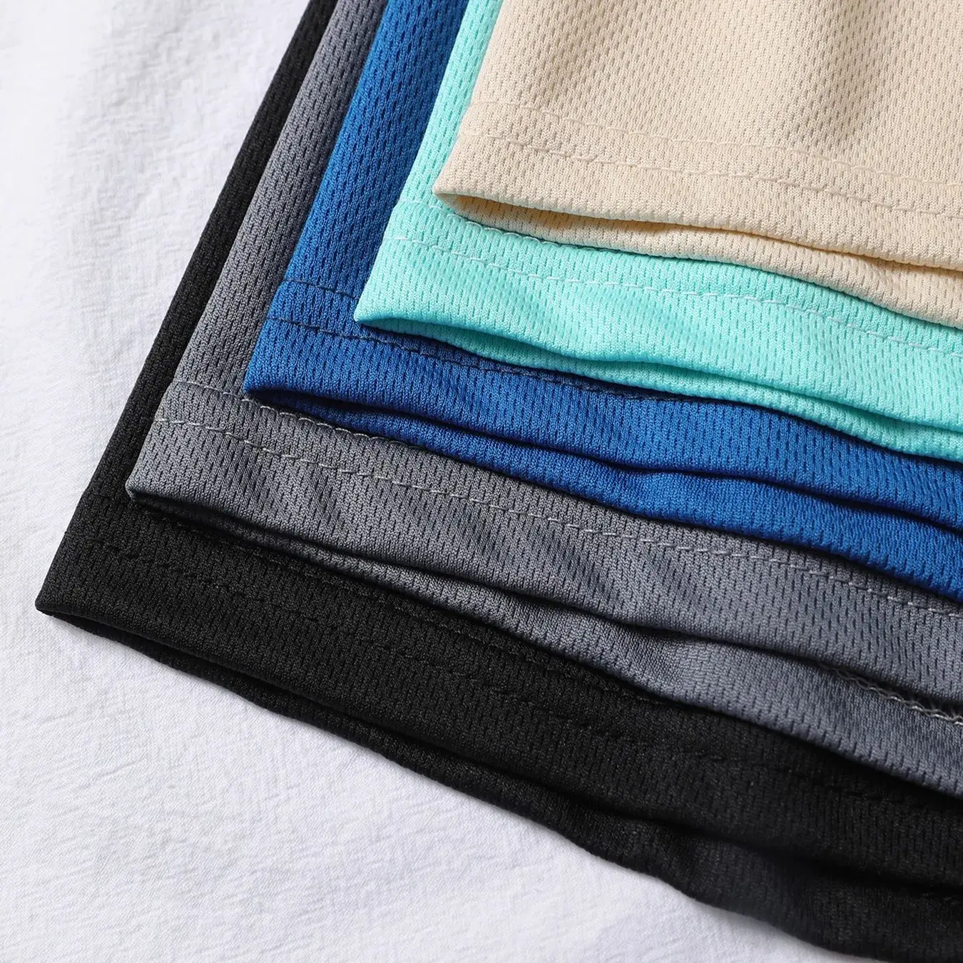 1/5 Pack children's summer candy-colored mesh breathable shorts boys sports casual fashion straight pants girls Joker Beach pant - Image 3
