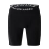 1/5 set of men's black and white classic long underwear comfortable plus size youth sports cycling base shorts flat corner pants