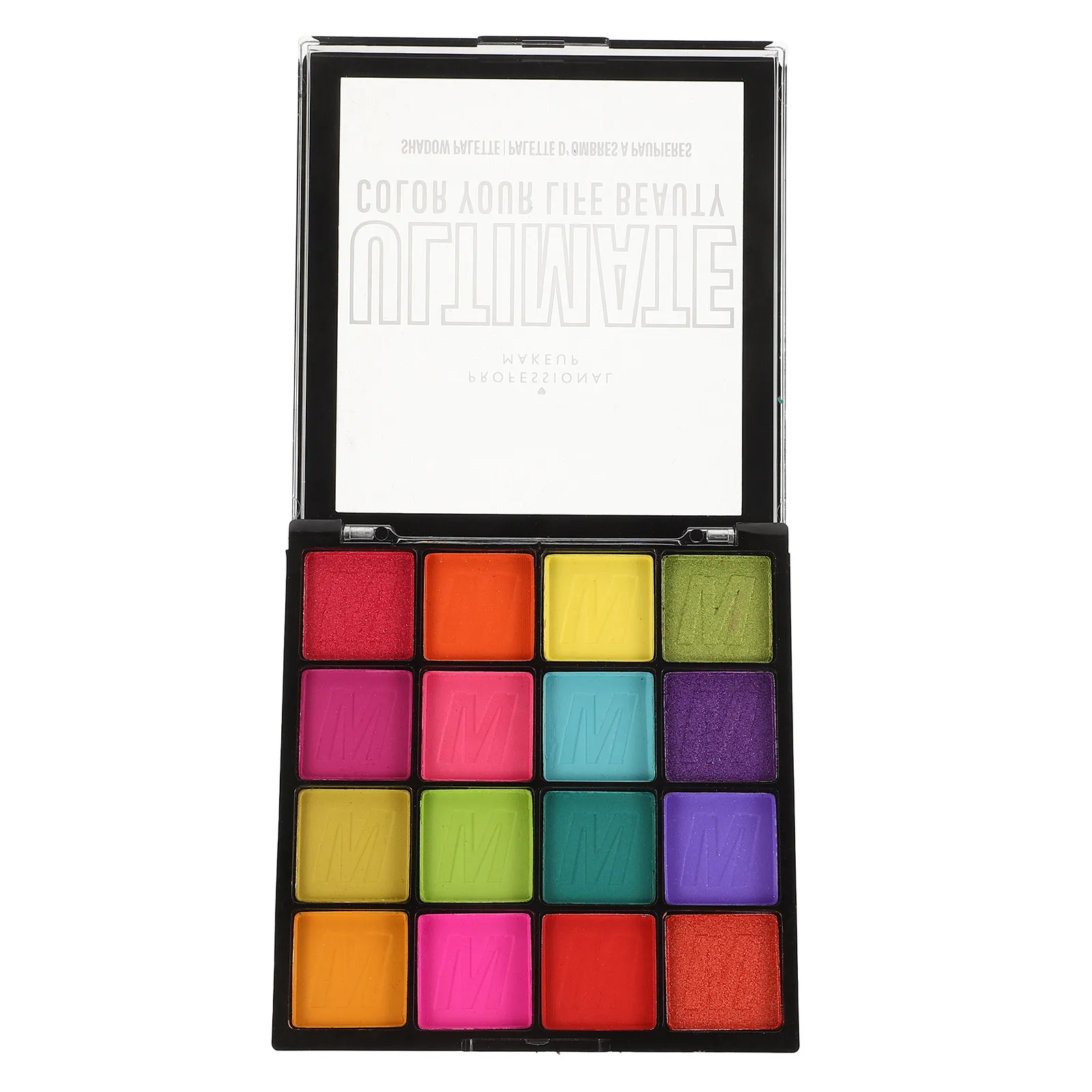 16 Shadow Palette Matte Shimmer Glitter Waterproof Smudge Proof All Day Wear Korean Style Festival Halloween Party - Image 2