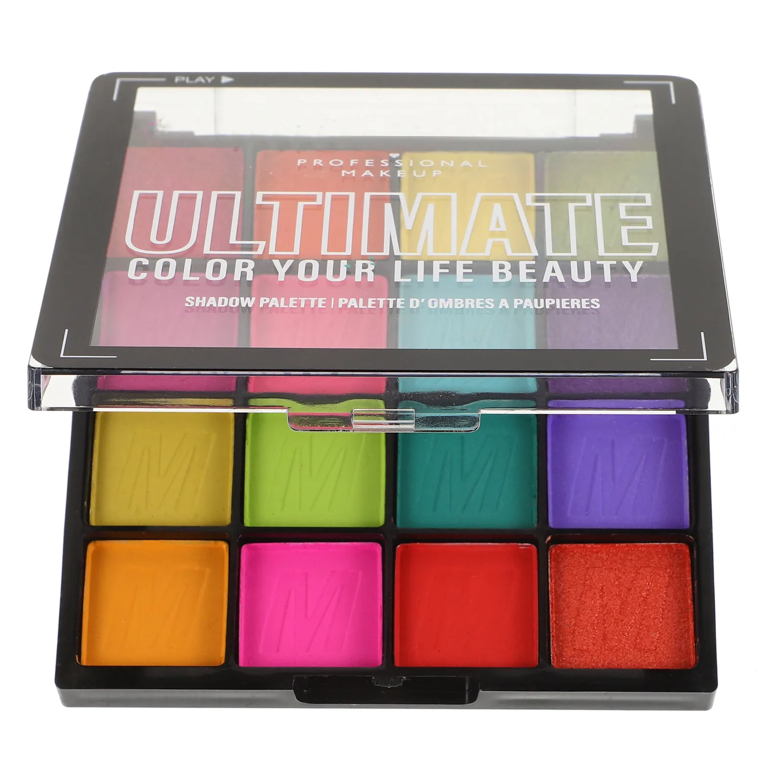 16 Shadow Palette Matte Shimmer Glitter Waterproof Smudge Proof All Day Wear Korean Style Festival Halloween Party - Image 4