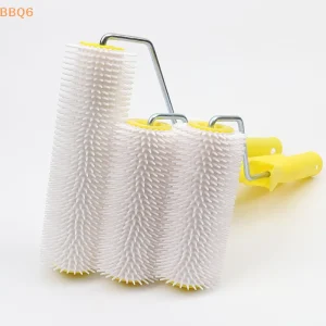 *1PC 15/22CM Defoaming Drum Brush Spike Roller Latex Floor Self Compound Roller Leveling Screed Spiked Roller Paint Brush Roller
