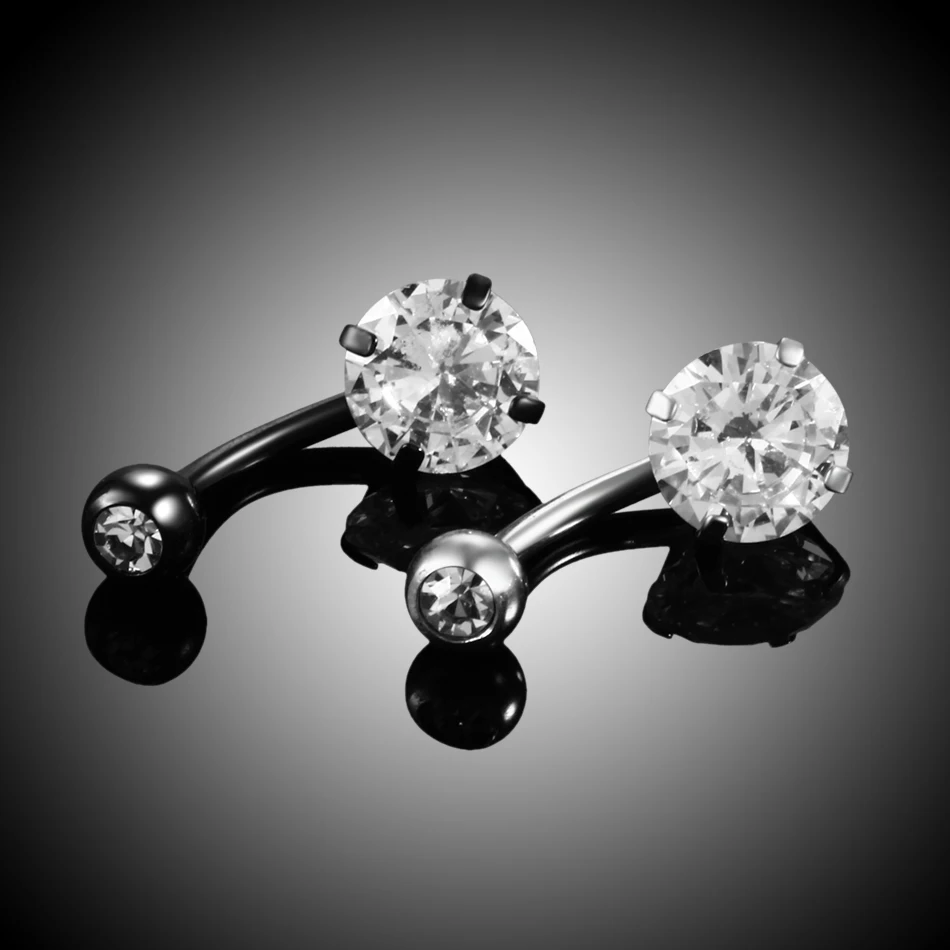 1PC Crystal Belly Button Rings For Women Navel Ring Zircon Drop Dangle Body Jewelry Piercing Beach Belly Navel Rings - Image 6