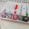 1PC Cute Creative 3D Earphones Pendant Keychain Mobile Chain Backpack Hanging Decoration Accessories Gifts